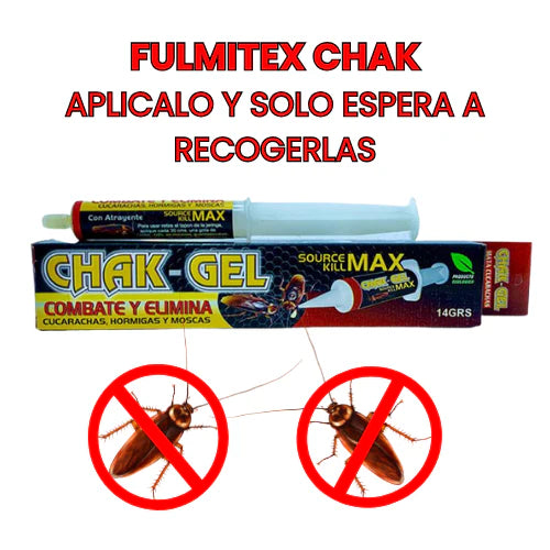 (COMPRA 5, LLEVATE 10)  FULMITEX CHAK EXTERMINADOR DE CUCARACHAS